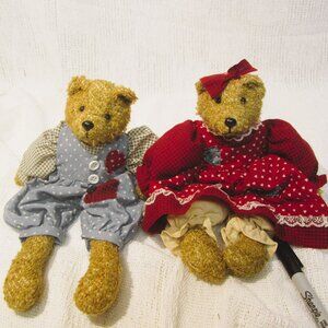 VTG 90'S PAIR IF PLUSH COUNTRY BEARS BY ABC DISTR INC